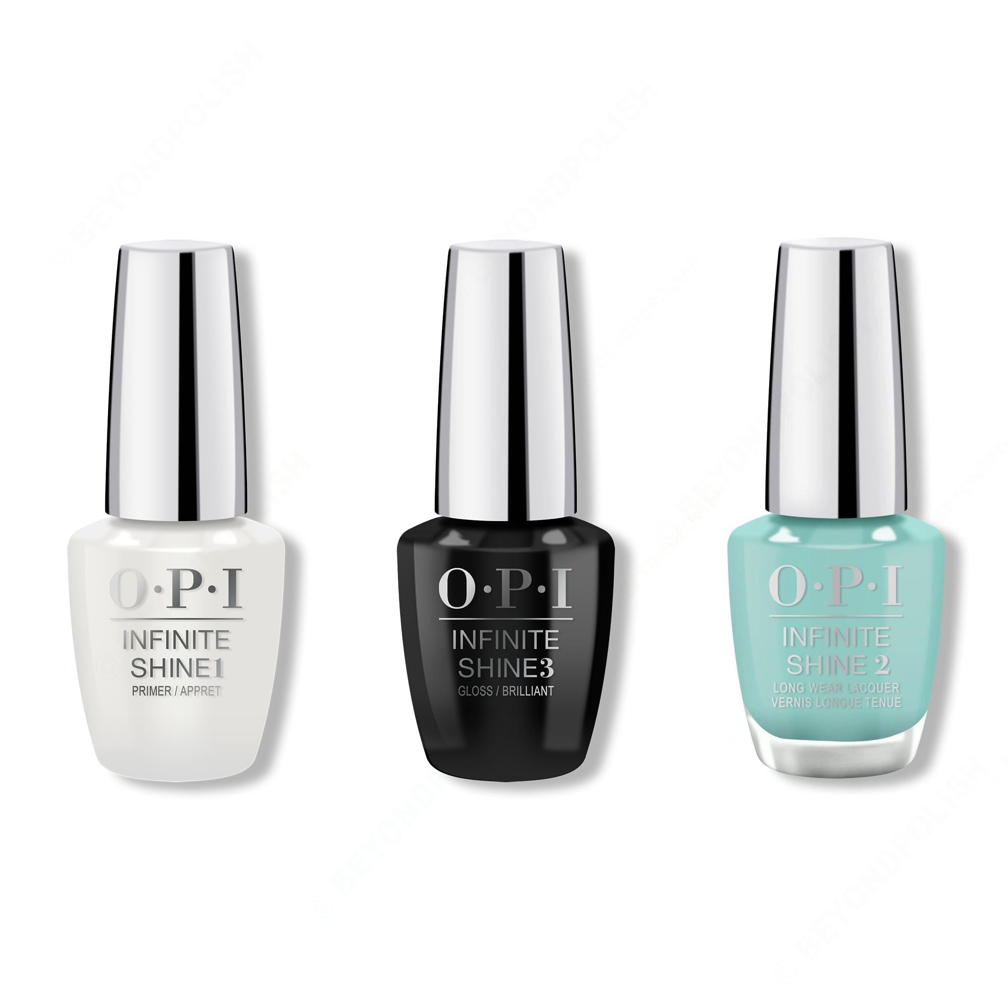 OPI - Infinite Shine Combo - Base, Top & Closer Than You Might Belem 0.5 oz - Long Lasting Formula