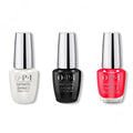 OPI - Infinite Shine Combo - Base, Top & Coco-Cola Red - Long Lasting Formula