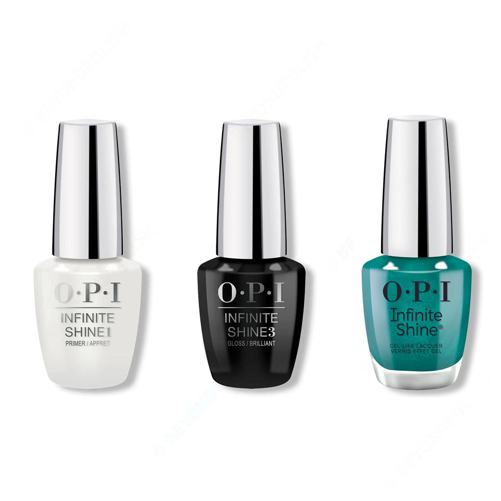 OPI - Infinite Shine Combo - Base, Top & Cos-mo Money - Long Lasting Formula