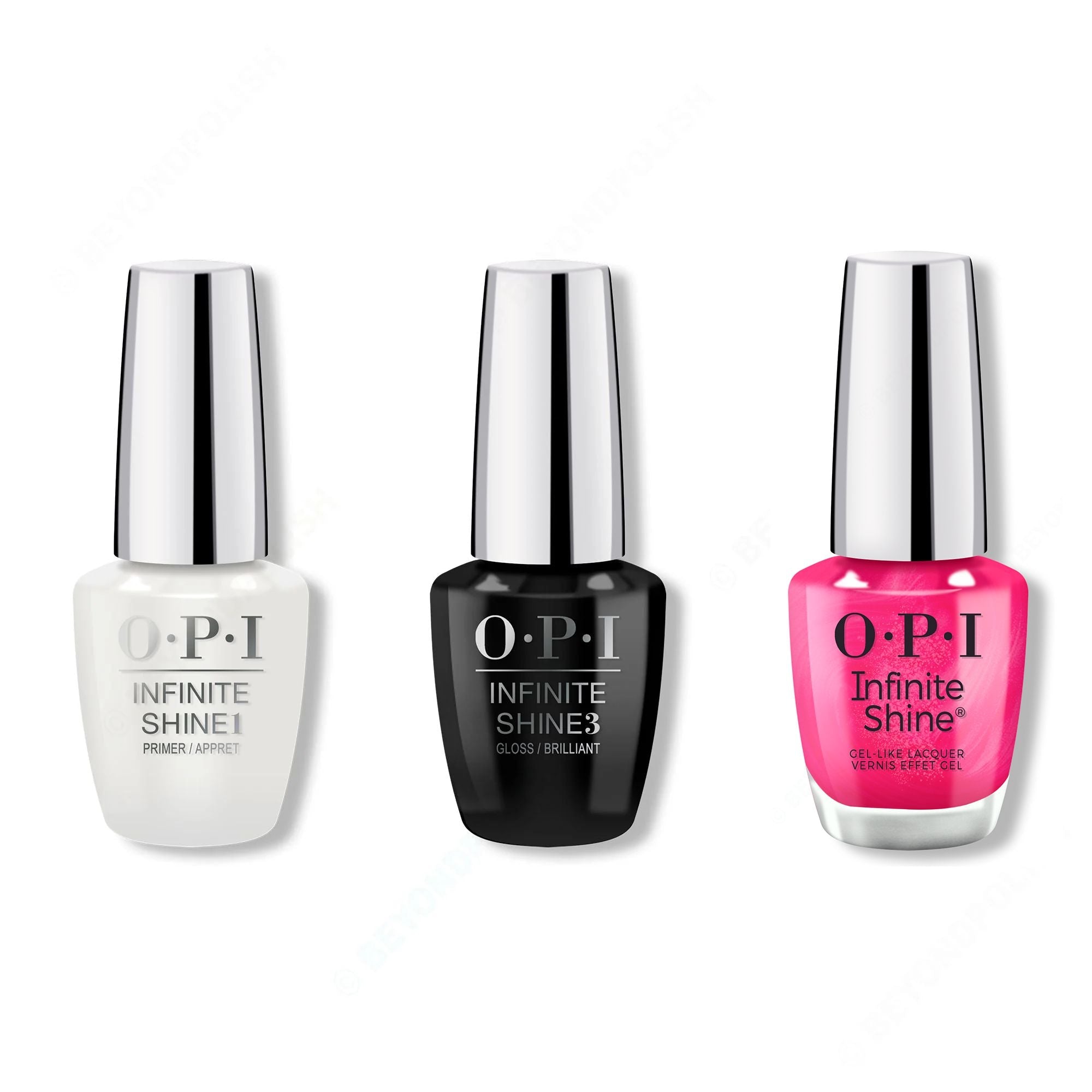 OPI - Infinite Shine Combo - Base, Top & DeJa RoUgE - Long Lasting Formula