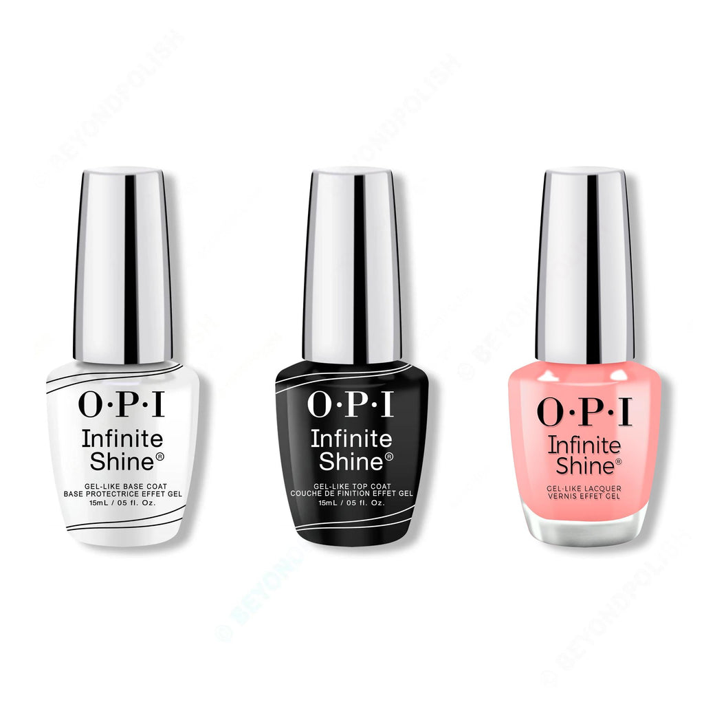OPI - Infinite Shine Combo - Base, Top & Dulce De Latte - OPIcons Spring 2026 - Long Lasting Formula