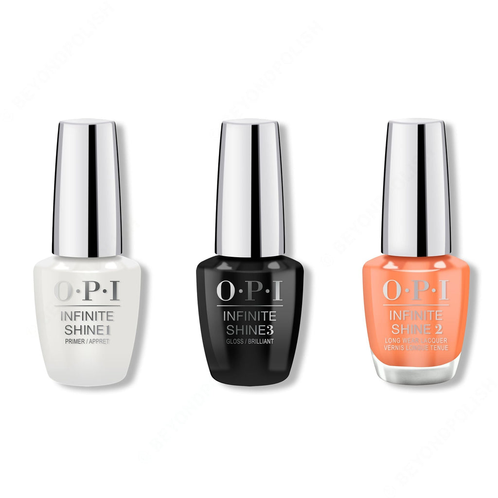 OPI - Infinite Shine Combo - Base, Top & Endurance Race To The Finish - Long Lasting Formula