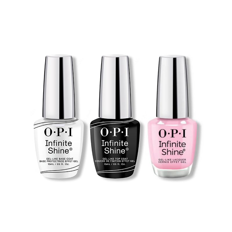 OPI - Infinite Shine Combo - Base, Top & Faux-Ever Yours - Long Lasting Formula