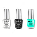 OPI - Infinite Shine Combo - Base, Top & Follow the Ice Green Truck - Long Lasting Formula