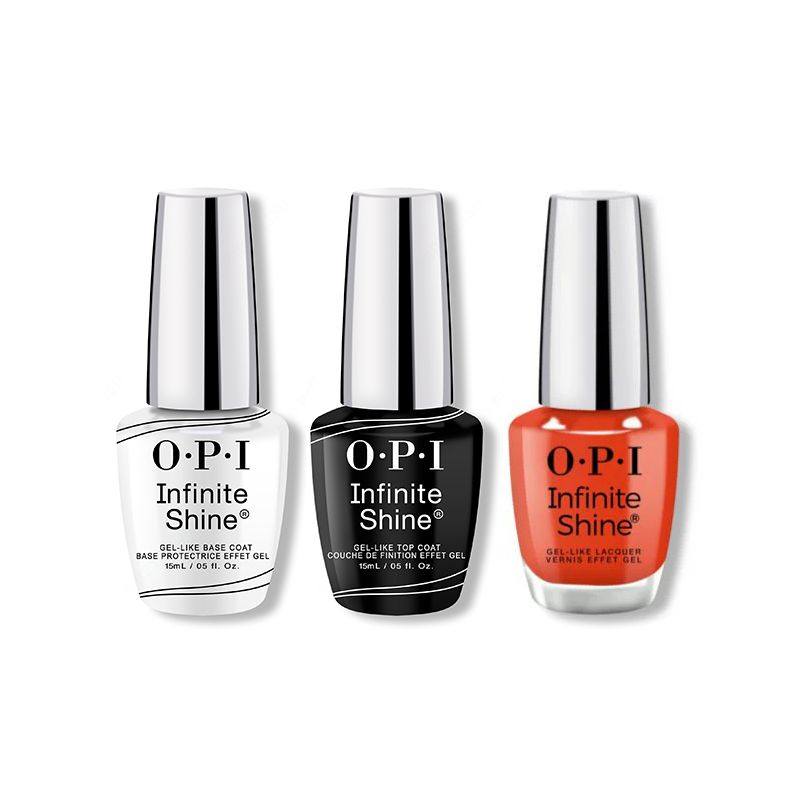 OPI - Infinite Shine Combo - Base, Top & Full Of Glambition - Long Lasting Formula