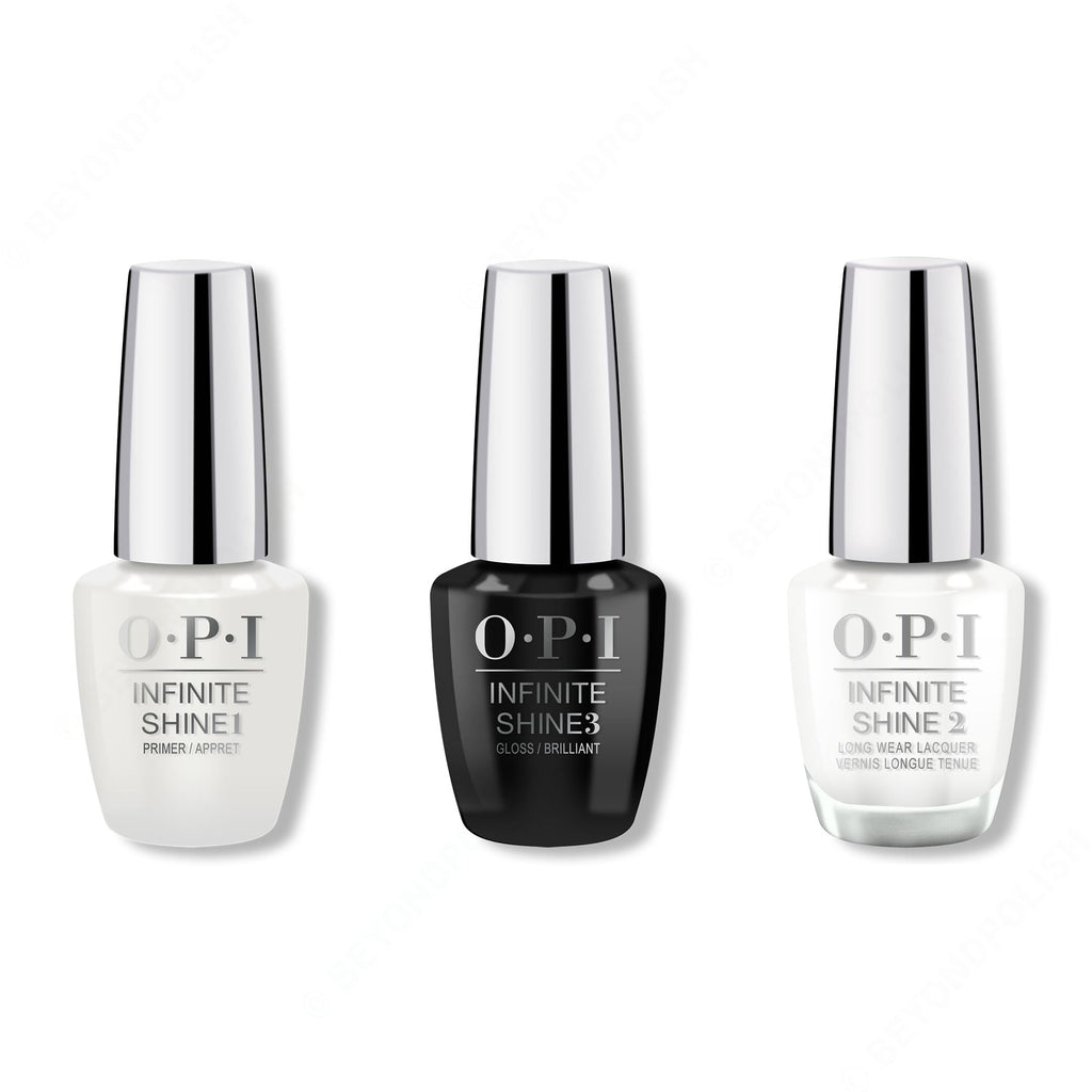 OPI - Infinite Shine Combo - Base, Top & Funny Bunny - Long Lasting Formula