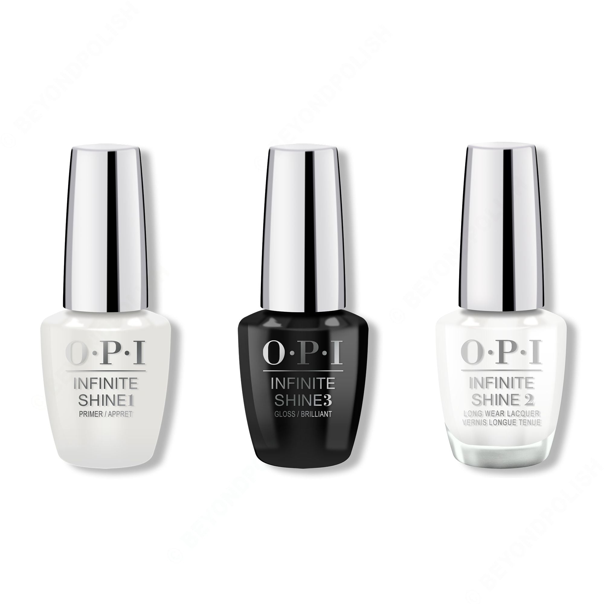 OPI - Infinite Shine Combo - Base, Top & Funny Bunny - Long Lasting Formula