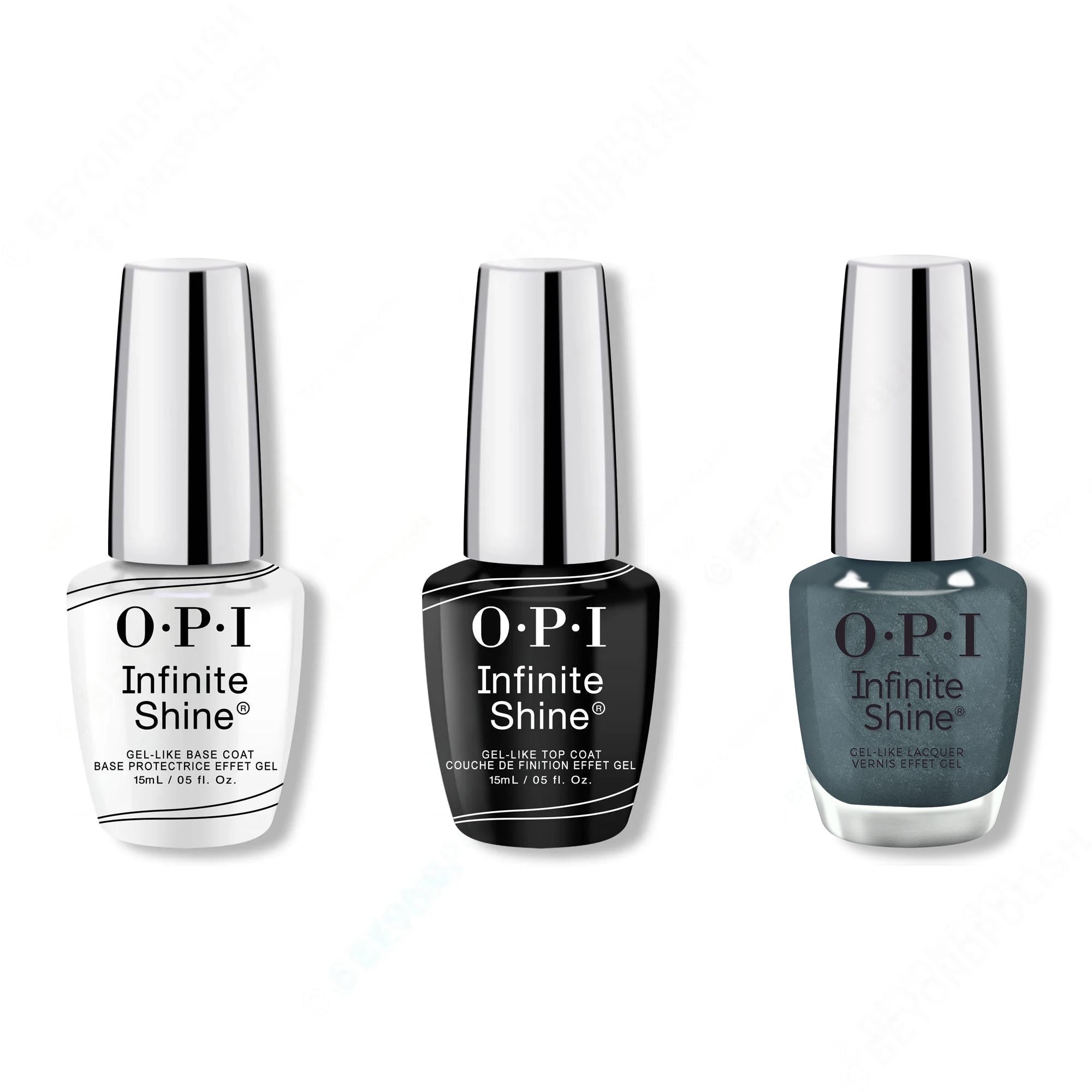 OPI - Infinite Shine Combo - Base, Top & Get in Platform-ation - Long Lasting Formula