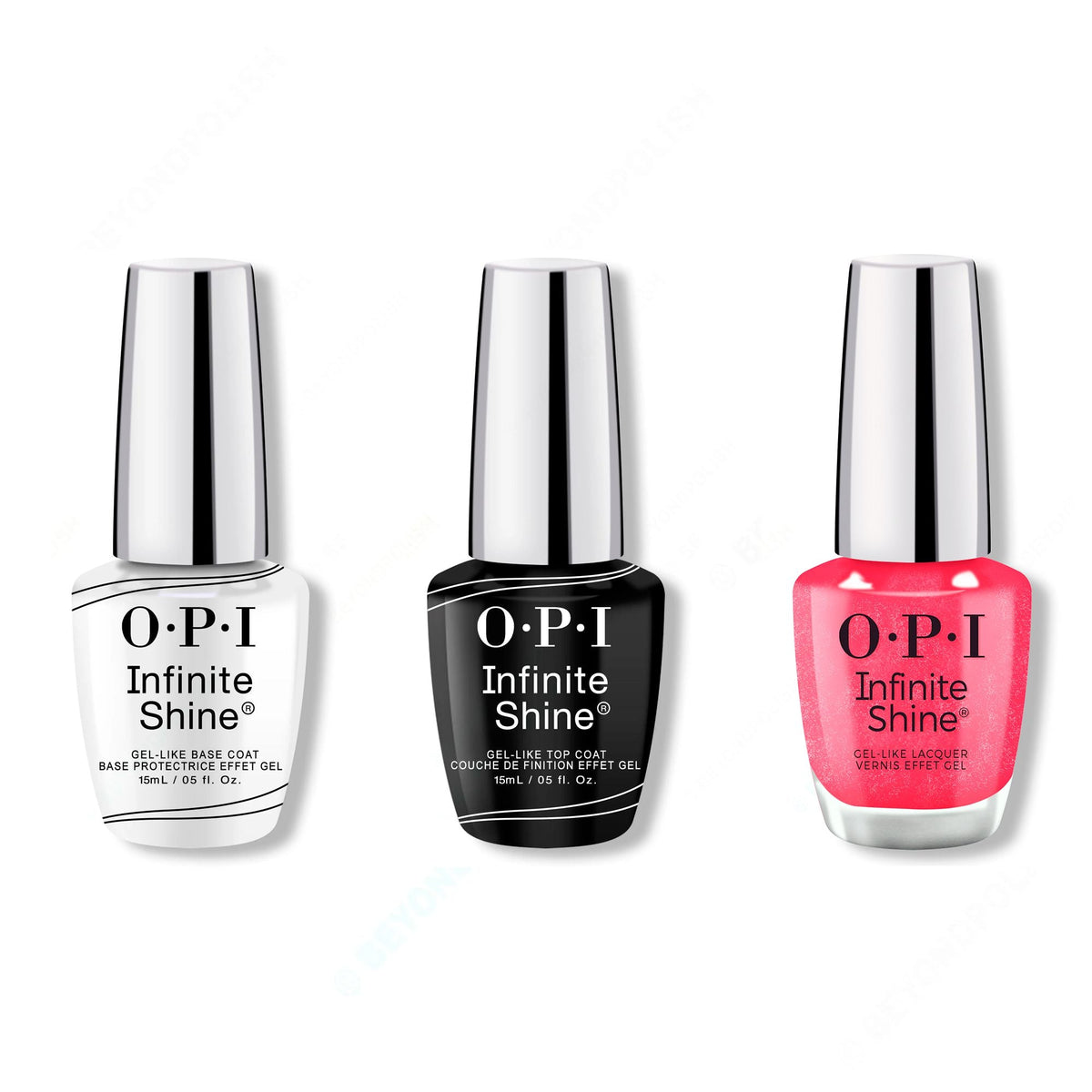 OPI - Infinite Shine Combo - Base, Top & Glossed in Your Thoughts - Long Lasting Formula