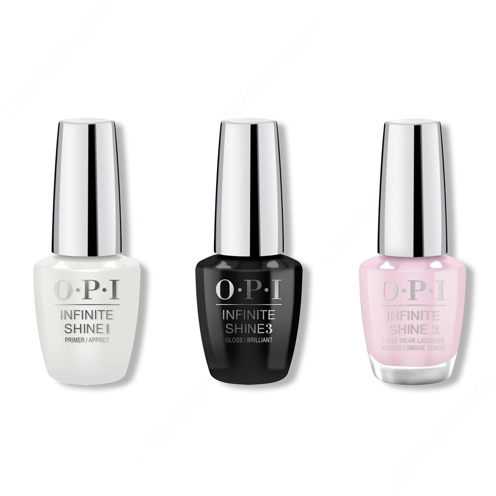OPI - Infinite Shine Combo - Base, Top & Hollywood & Vibe - Long Lasting Formula