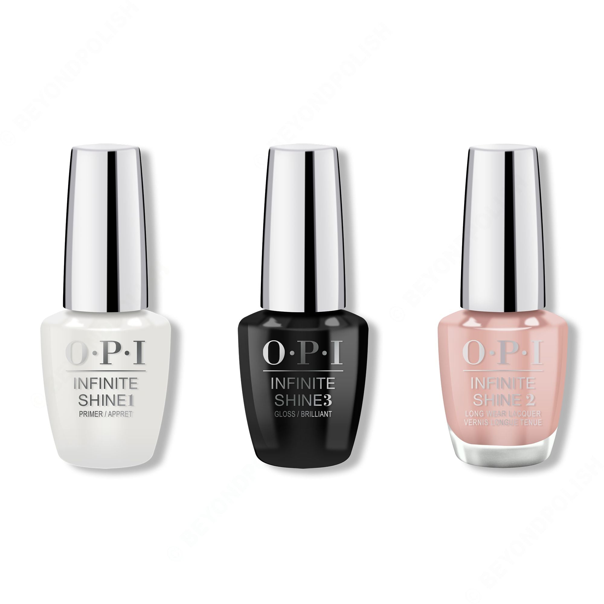 OPI - Infinite Shine Combo - Base, Top & It Never Ends - Long Lasting Formula