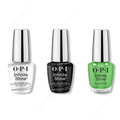 OPI - Infinite Shine Combo - Base, Top & Jelly Green with Envy - Long Lasting Formula