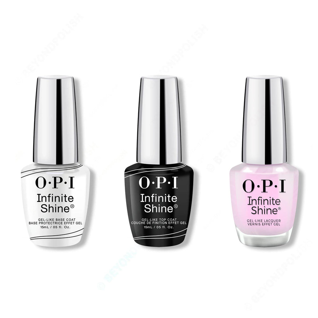 OPI - Infinite Shine Combo - Base, Top & Kyoto Oyster - OPIcons Spring 2026 - Long Lasting Formula