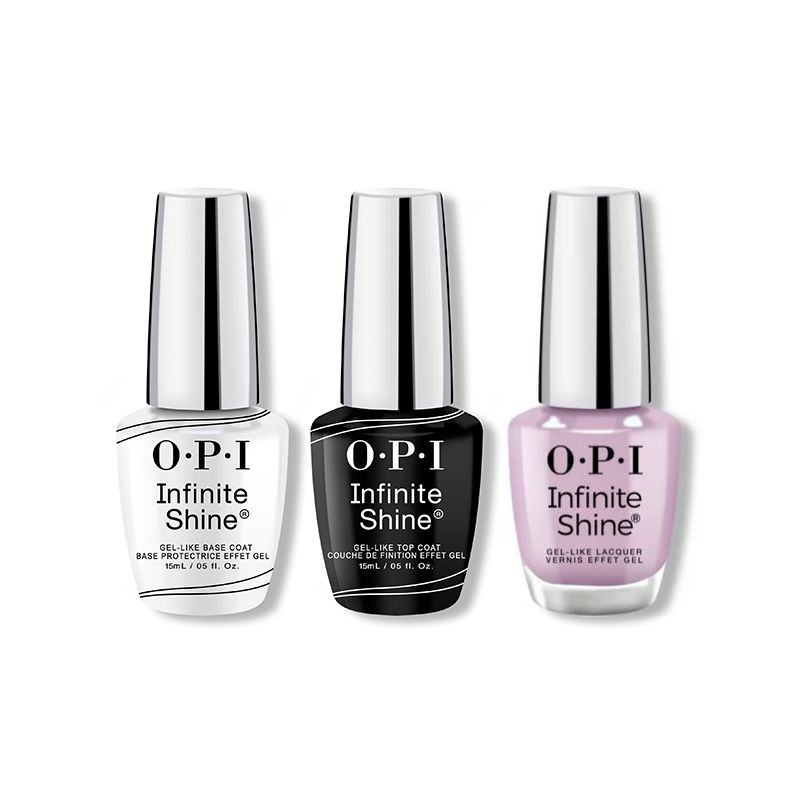 OPI - Infinite Shine Combo - Base, Top & Last Glam Standing - Long Lasting Formula