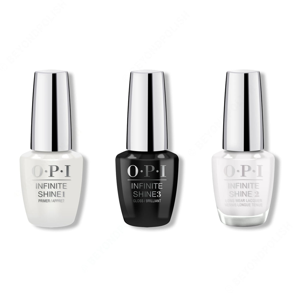 OPI - Infinite Shine Combo - Base, Top & Less is Norse - Long Lasting Formula