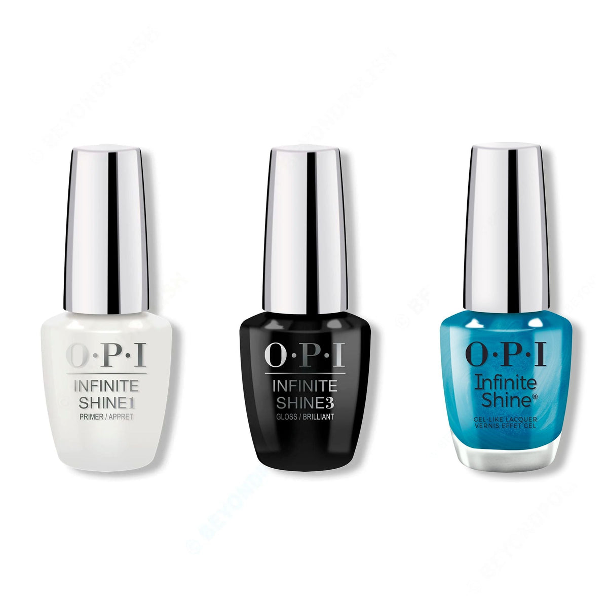 OPI - Infinite Shine Combo - Base, Top & MillenniYUM - Long Lasting Formula
