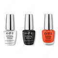 OPI - Infinite Shine Combo - Base, Top & Mini Plaid Flirt - Long Lasting Formula