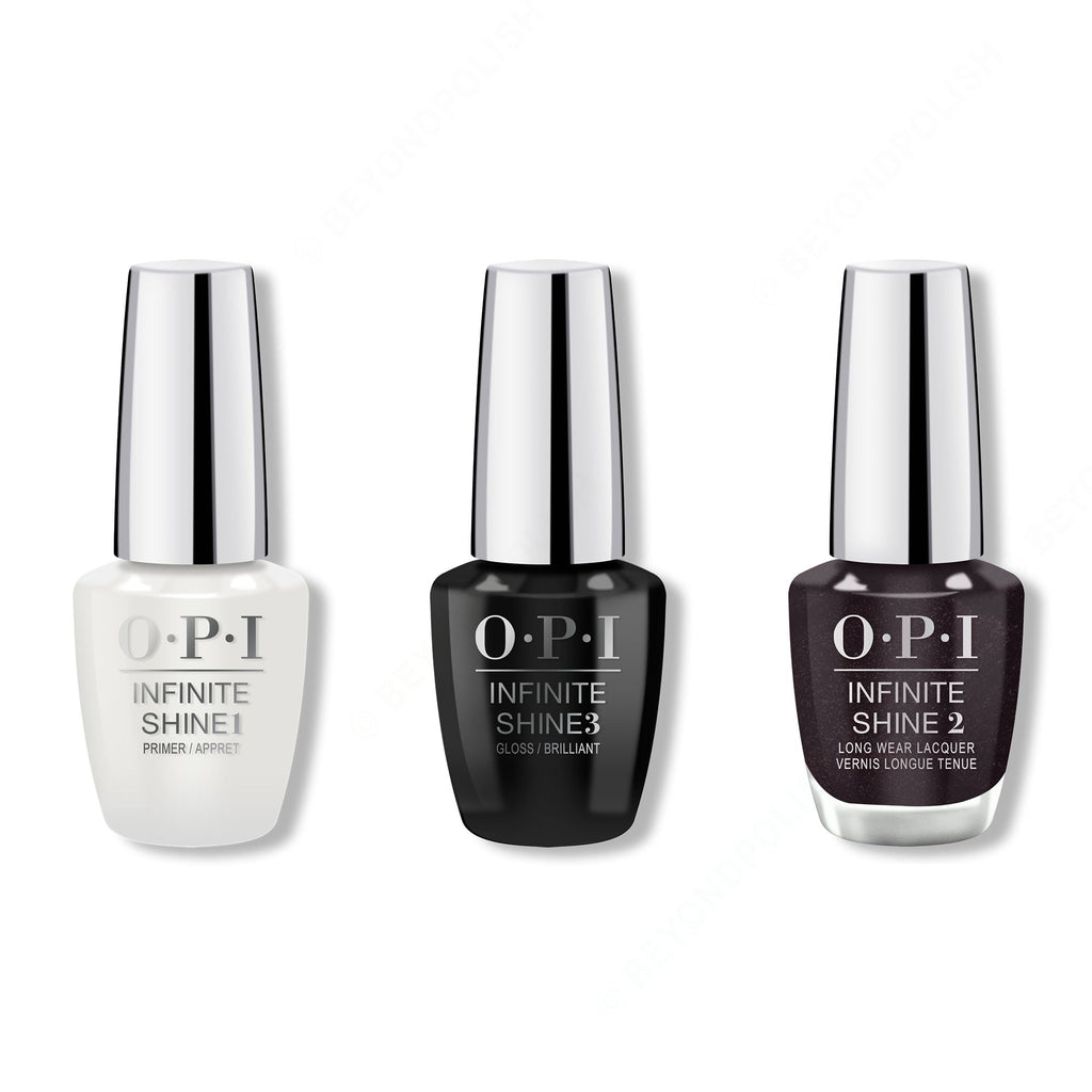 OPI - Infinite Shine Combo - Base, Top & My Private Jet - Long Lasting Formula