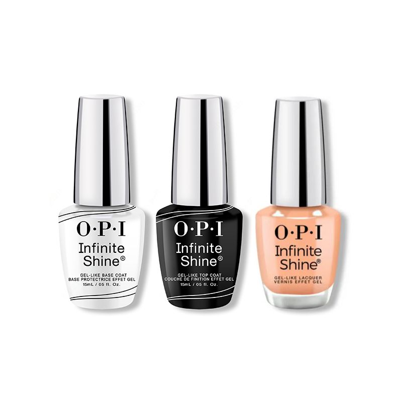 OPI - Infinite Shine Combo - Base, Top & Over-Slay Your Welcome - Long Lasting Formula