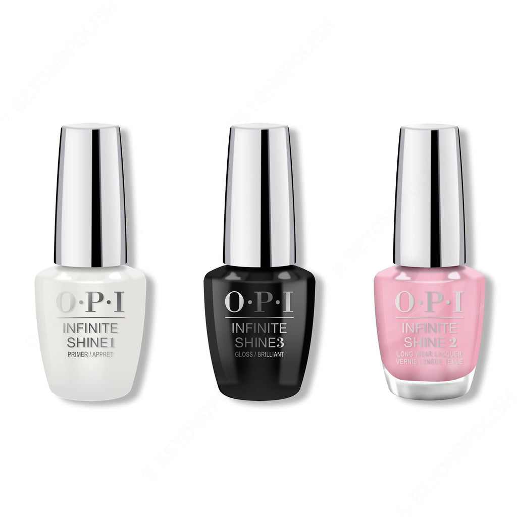 OPI - Infinite Shine Combo - Base, Top & (P)Ink on Canvas - Long Lasting Formula