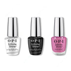 OPI - Infinite Shine Combo - Base, Top & Pinkish Delight - Long Lasting Formula