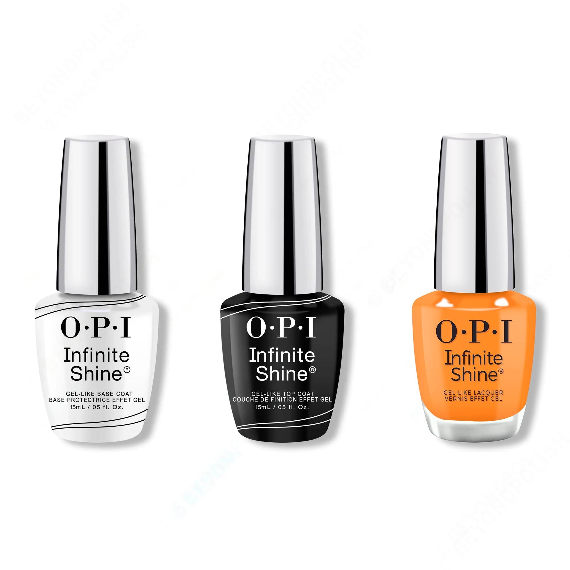 OPI - Infinite Shine Combo - Base, Top & Rollerbabe - Long Lasting Formula