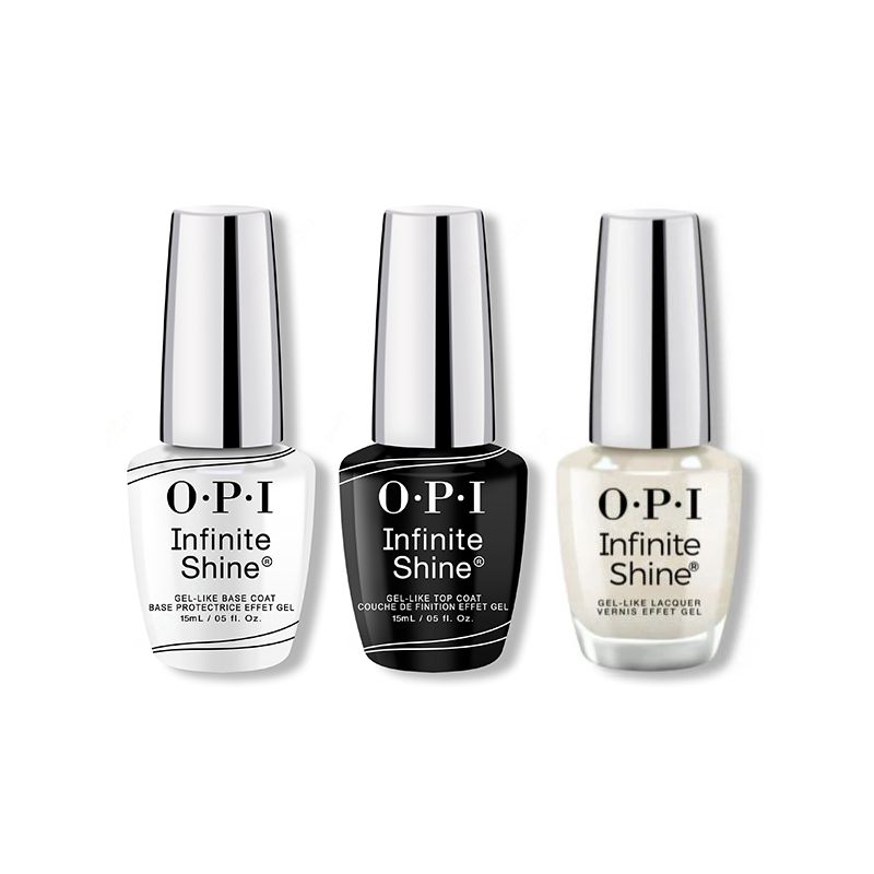 OPI - Infinite Shine Combo - Base, Top & Shimmer Takes All - Long Lasting Formula