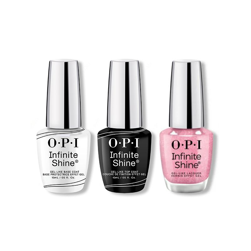 OPI - Infinite Shine Combo - Base, Top & Shined, Sealed, Delivered - Long Lasting Formula