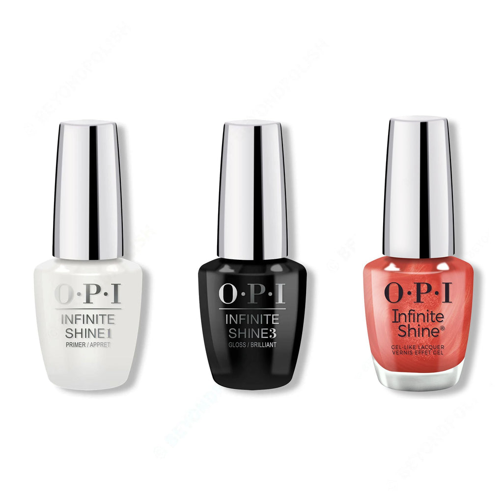 OPI - Infinite Shine Combo - Base, Top & Stellar Tips - Long Lasting Formula