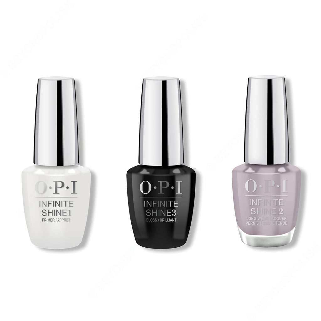 OPI - Infinite Shine Combo - Base, Top & Taupe-less Beach - Long Lasting Formula