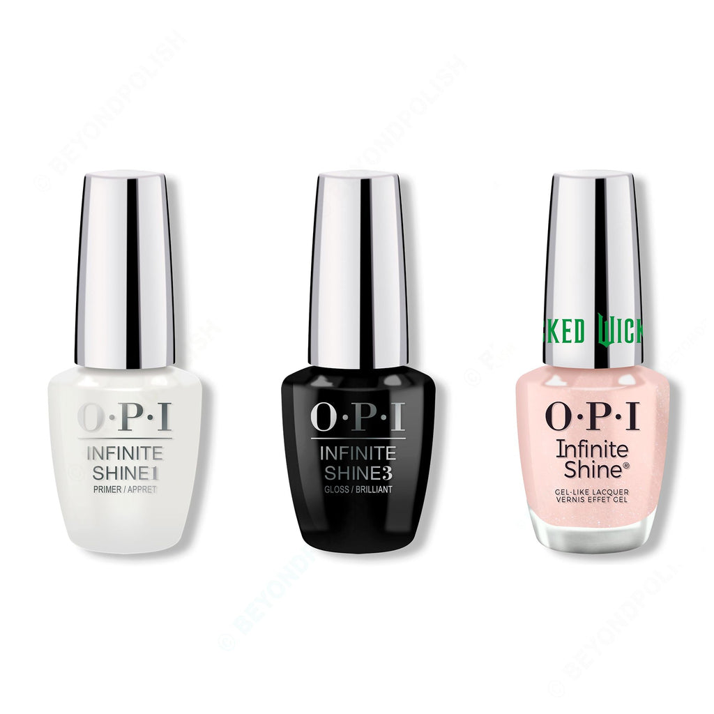 OPI - Infinite Shine Combo - Base, Top & The "Ga" is Silent - Long Lasting Formula