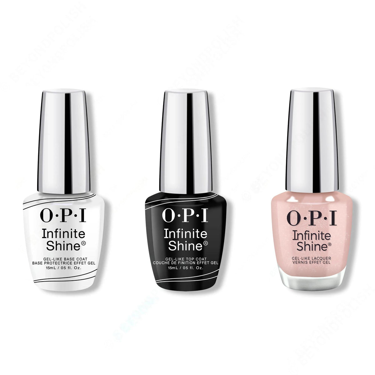 OPI - Infinite Shine Combo - Base, Top & Track Suited Cutie - Long Lasting Formula