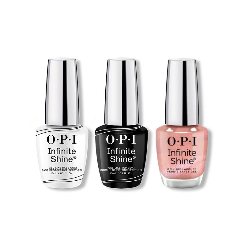 OPI - Infinite Shine Combo - Base, Top & Werkin' Shine To Five - Long Lasting Formula