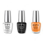 OPI - Infinite Shine Combo - Base, Top & You're One in a Melon - Long Lasting Formula