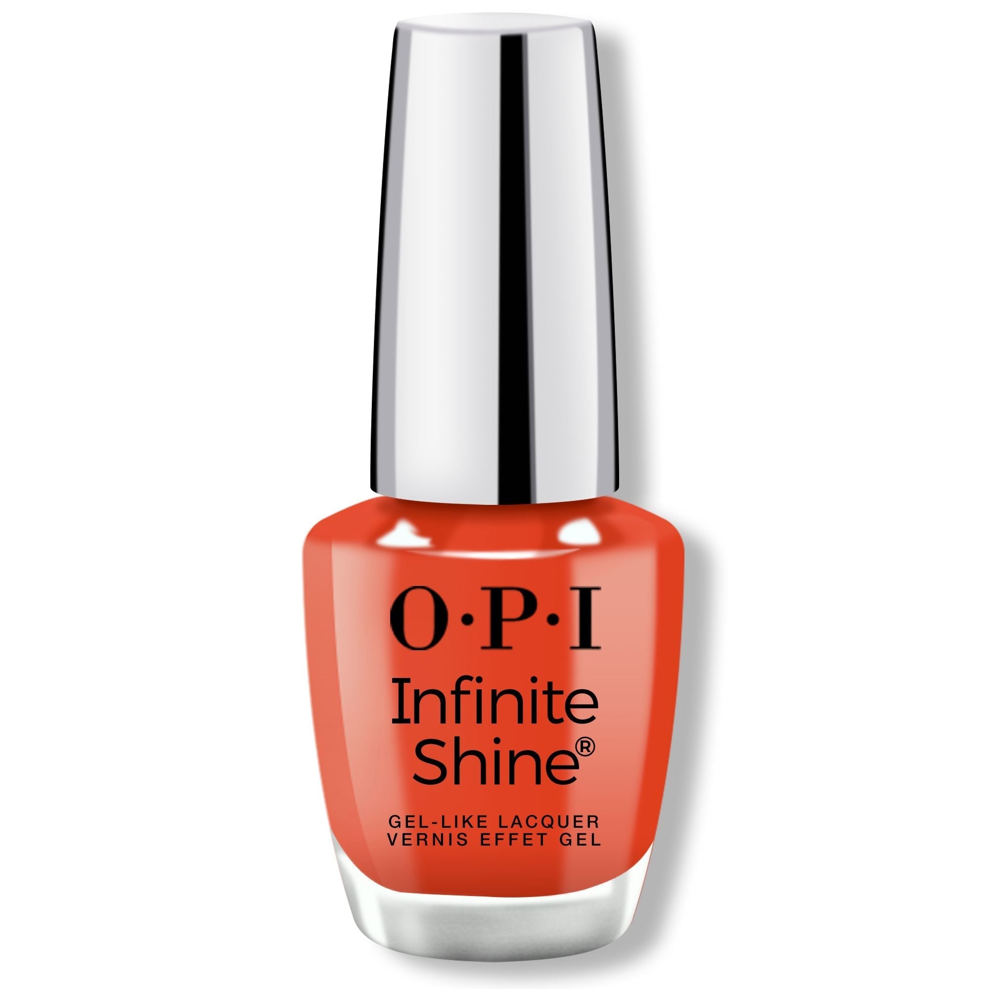 OPI Infinite Shine - Knock 'Em Red - Long Lasting Formula