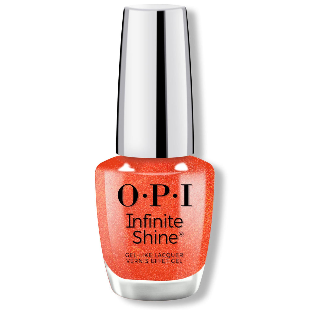 OPI Infinite Shine - Shock Em Orange - #202 - Long Lasting Formula