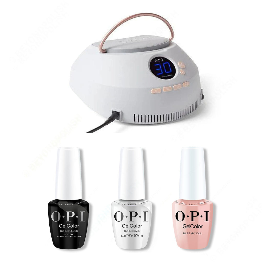 OPI - Intelli-Gel Basic Kit & Bare My Soul - Long Lasting Formula