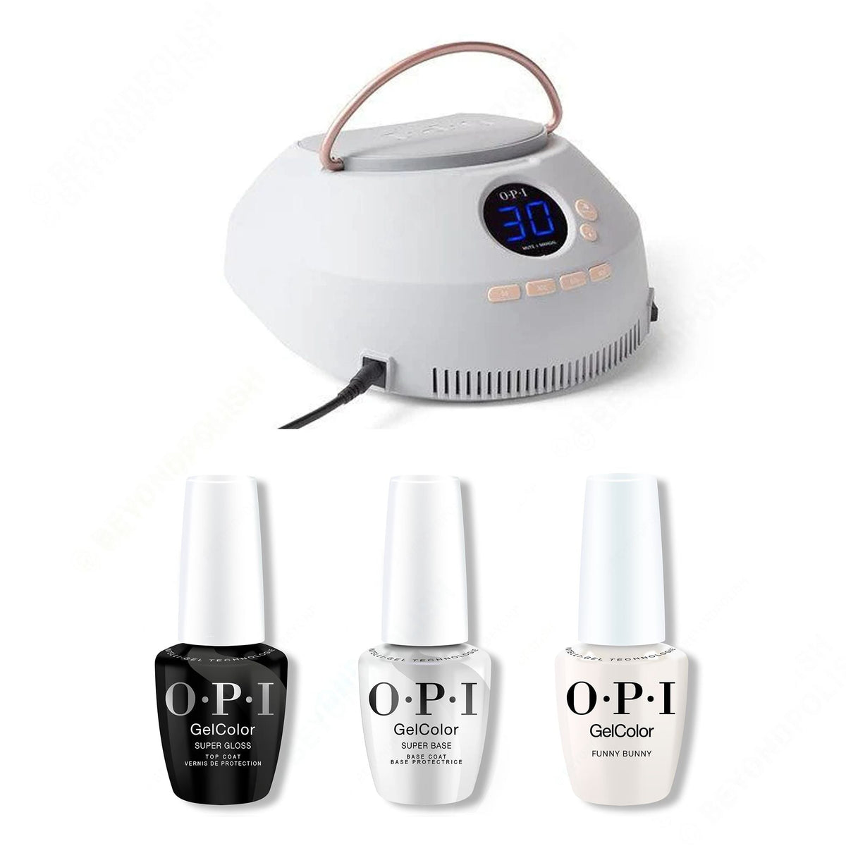OPI - Intelli-Gel Basic Kit & Funny Bunny - Long Lasting Formula