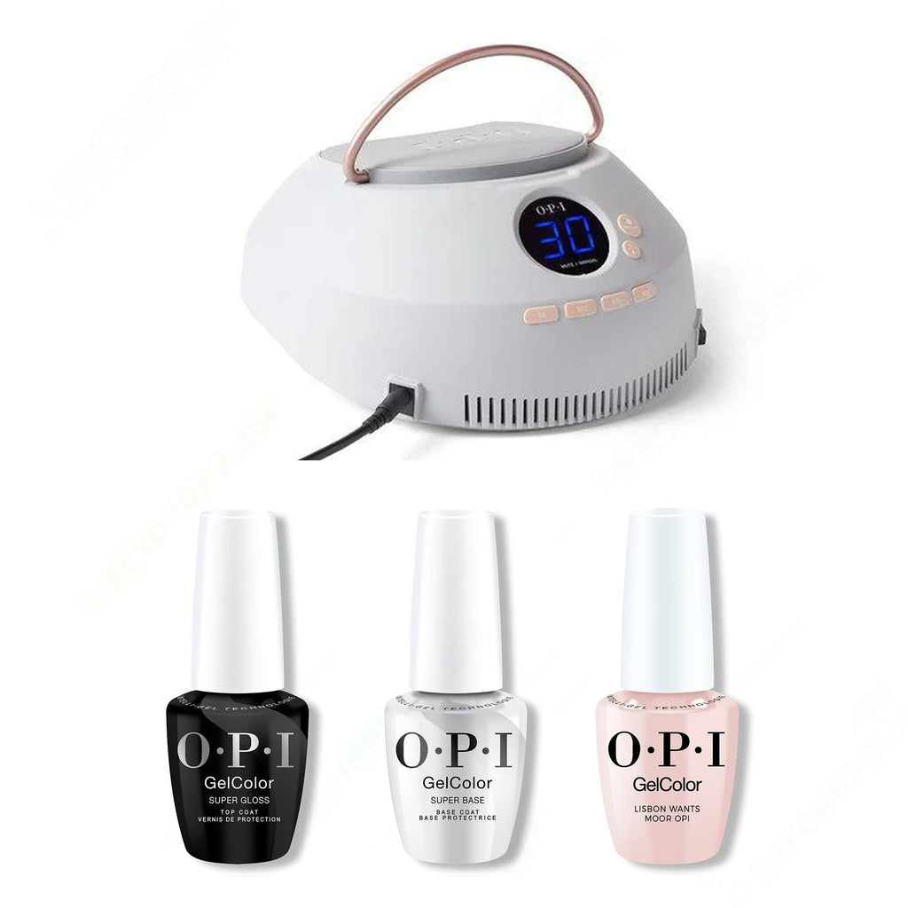 OPI - Intelli-Gel Basic Kit & Lisbon Wants Moor OPI - Long Lasting Formula
