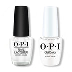 OPI - Intelli-Gel & Lacquer Combo - Alpine Snow - Long Lasting Formula