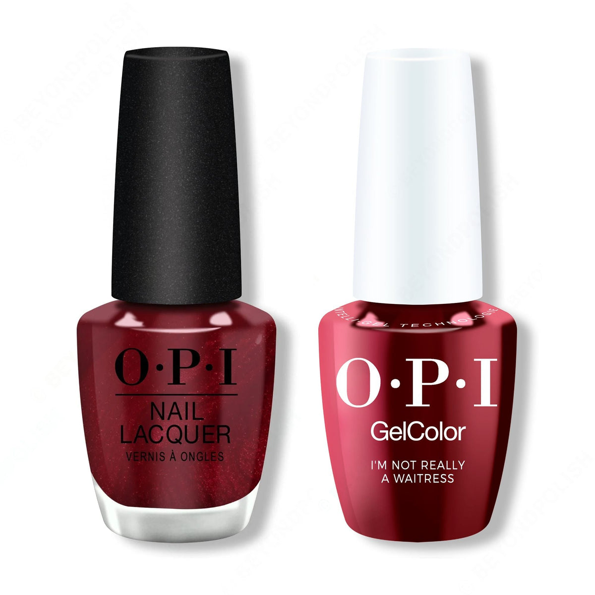 OPI - Intelli-Gel & Lacquer Combo - I'm Not Really a Waitress - Long Lasting Formula