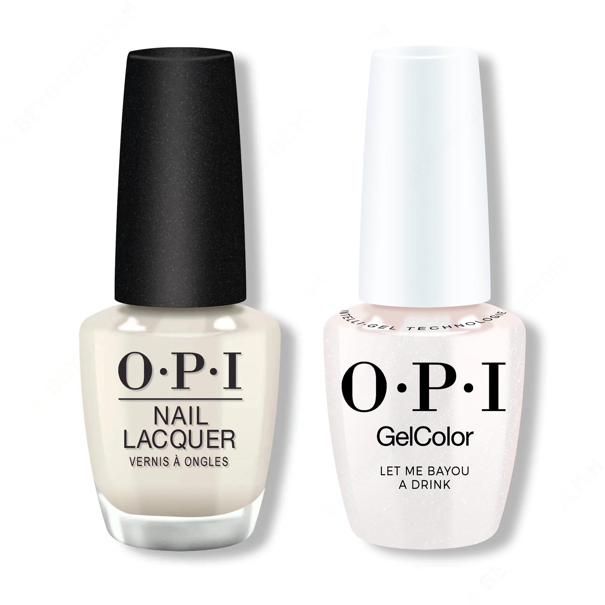 OPI - Intelli-Gel & Lacquer Combo - Let Me Bayou a Drink - Long Lasting Formula