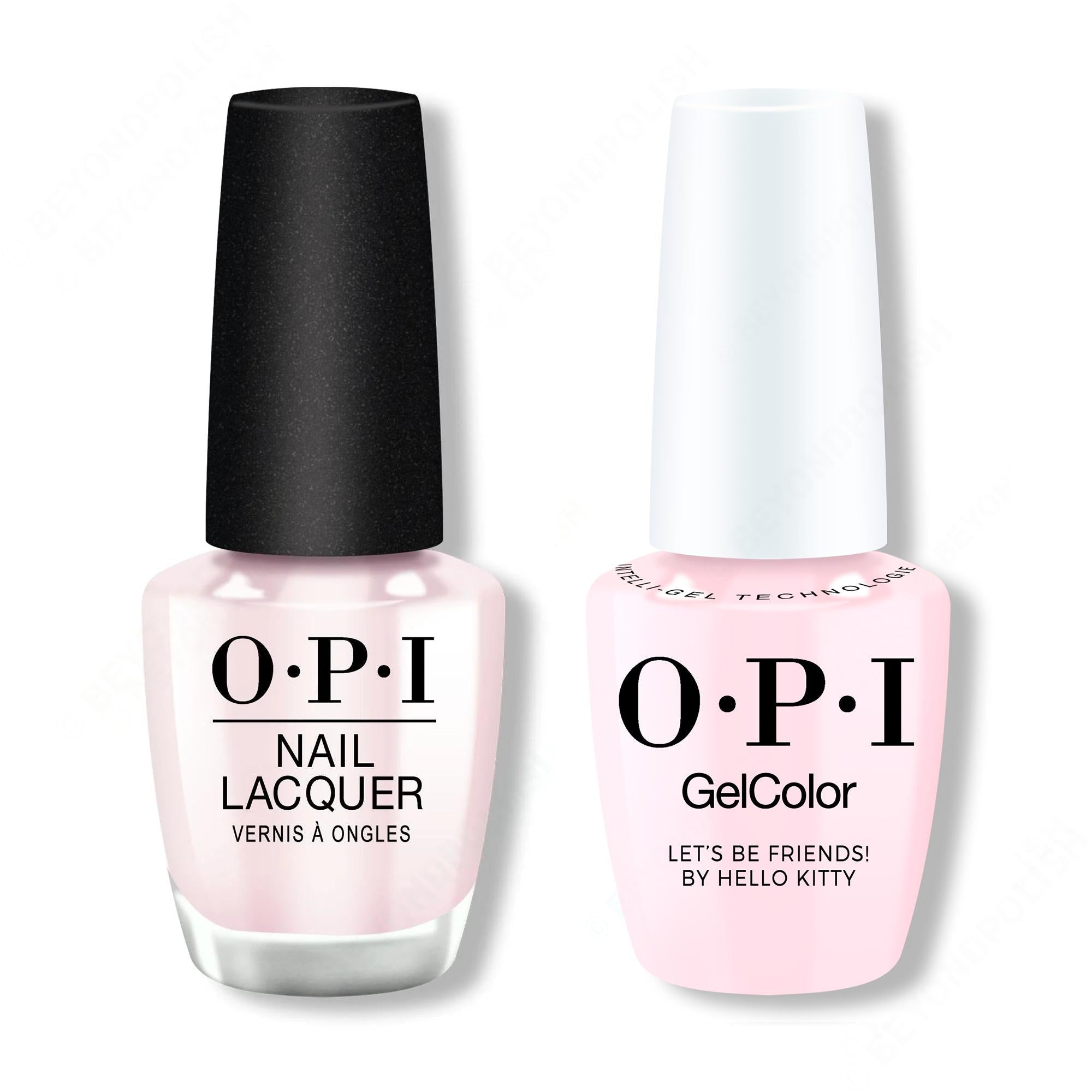OPI - Intelli-Gel & Lacquer Combo - Let's Be Friends! - Long Lasting Formula
