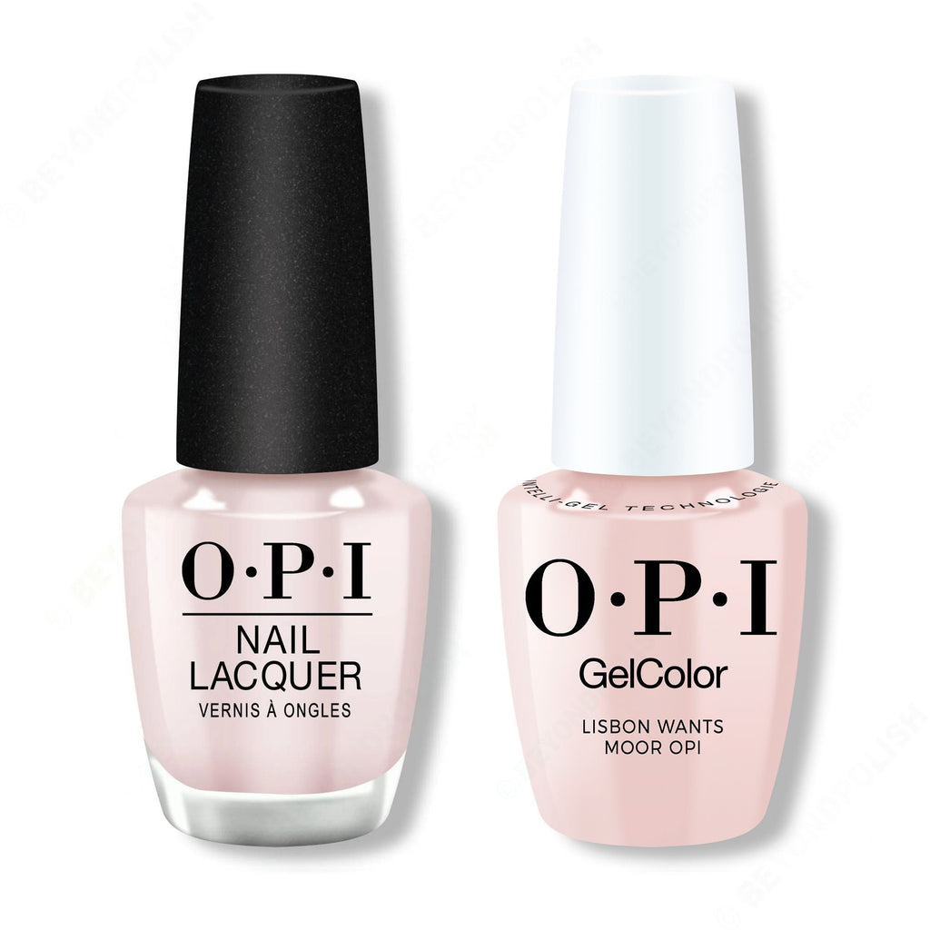 OPI - Intelli-Gel & Lacquer Combo - Lisbon Wants Moor Opi - Long Lasting Formula