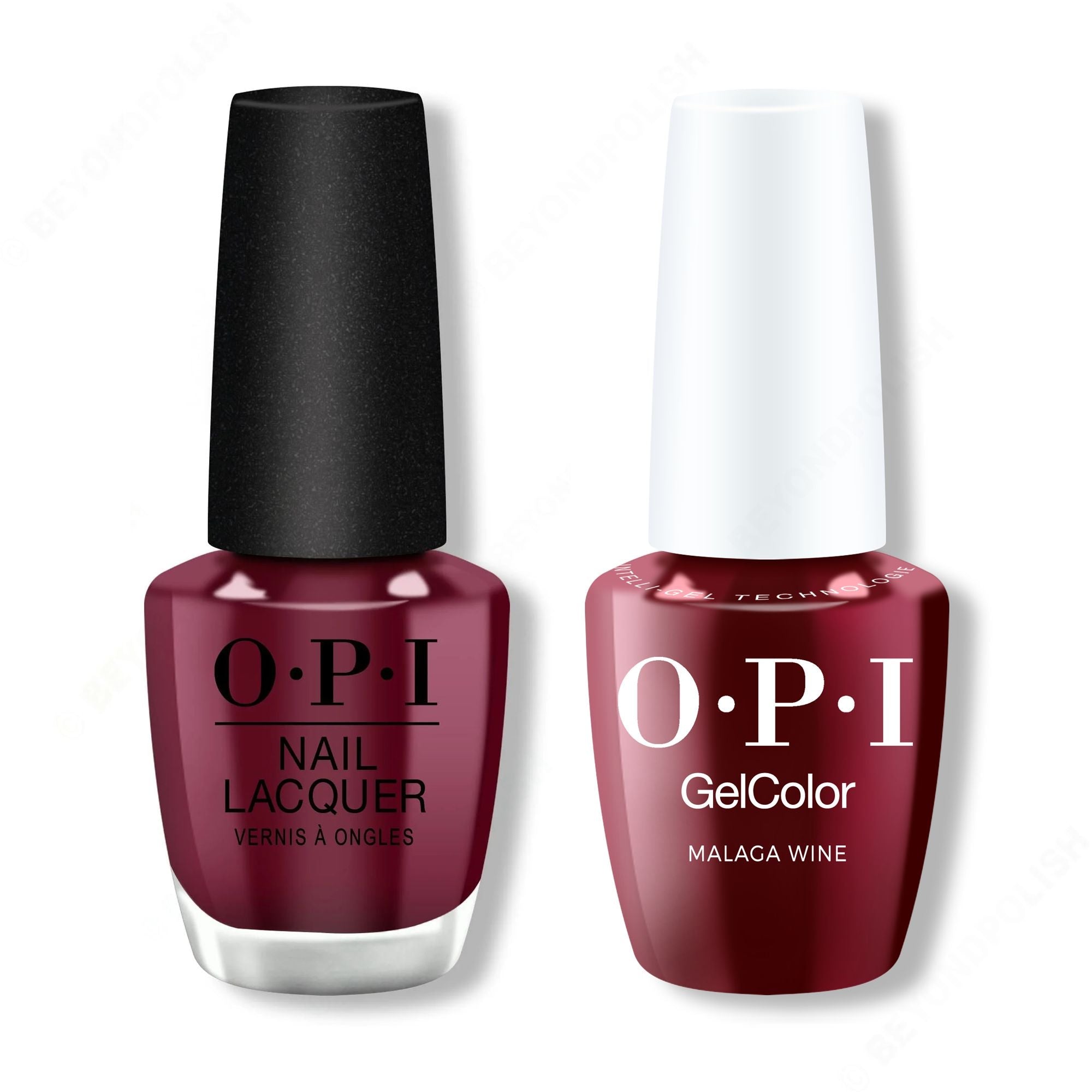 OPI - Intelli-Gel & Lacquer Combo - Malaga Wine - Long Lasting Formula