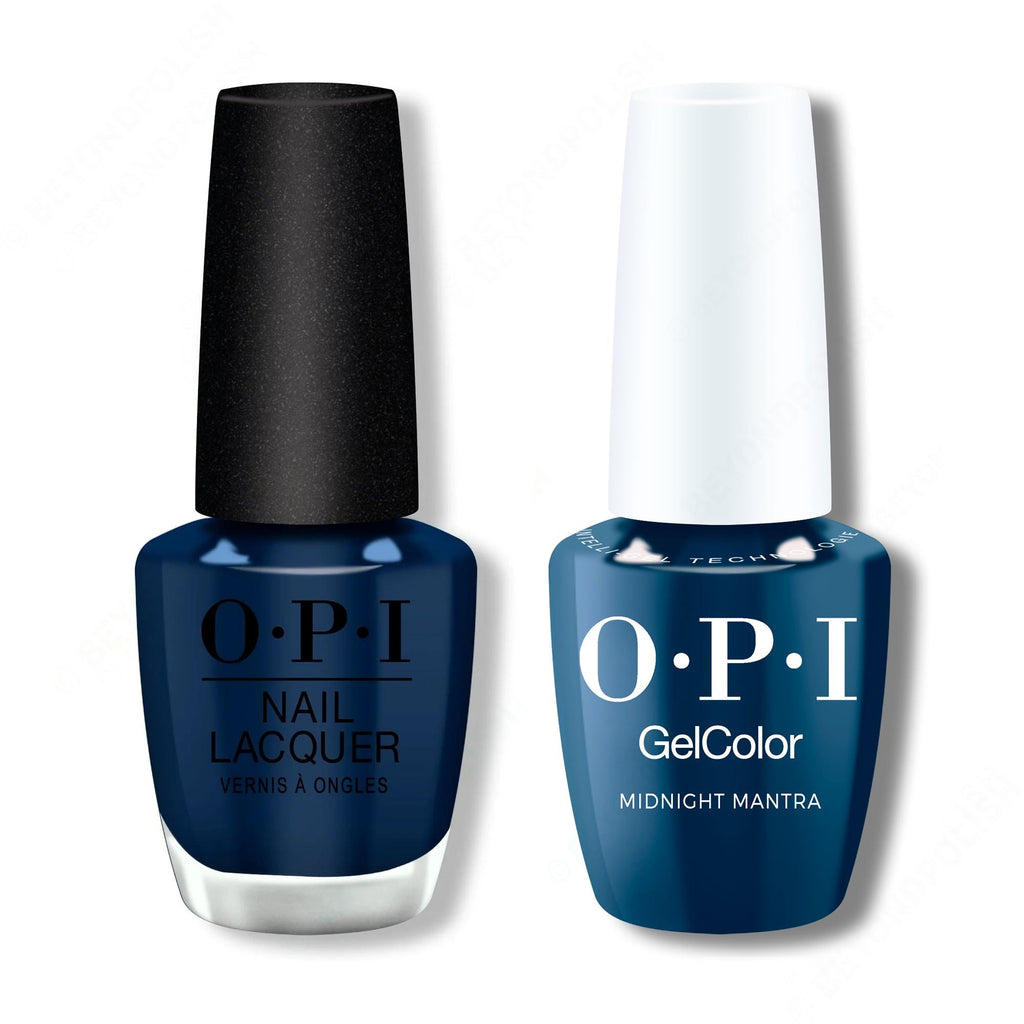 OPI - Intelli-Gel & Lacquer Combo - Midnight Mantra - Long Lasting Formula