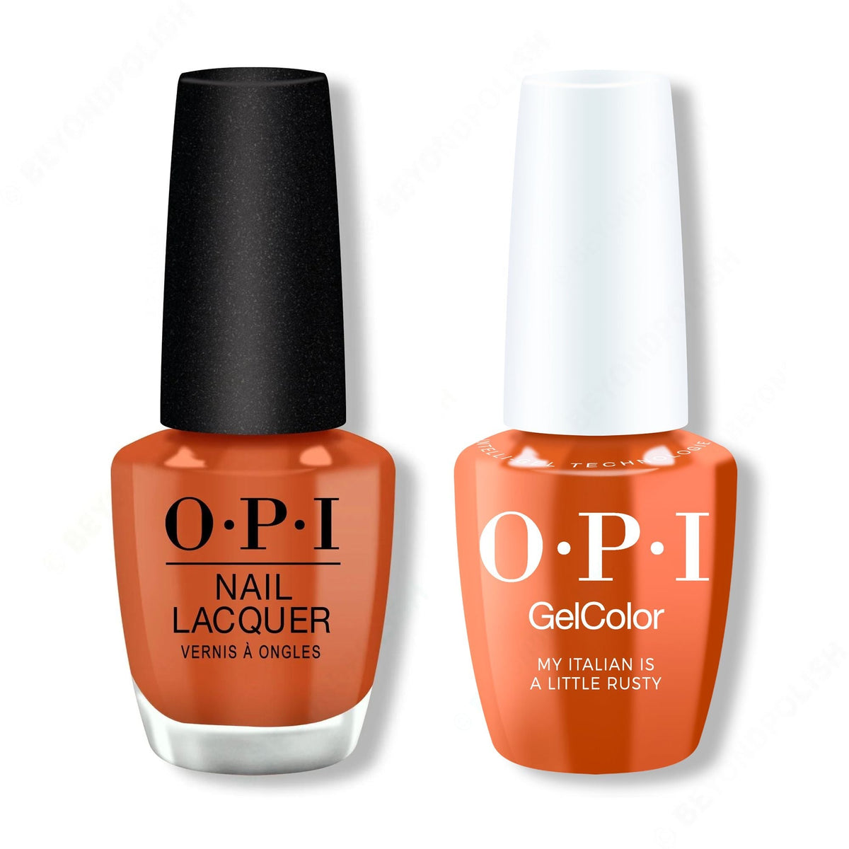 OPI - Intelli-Gel & Lacquer Combo - My Italian is a Little Rusty - Long Lasting Formula