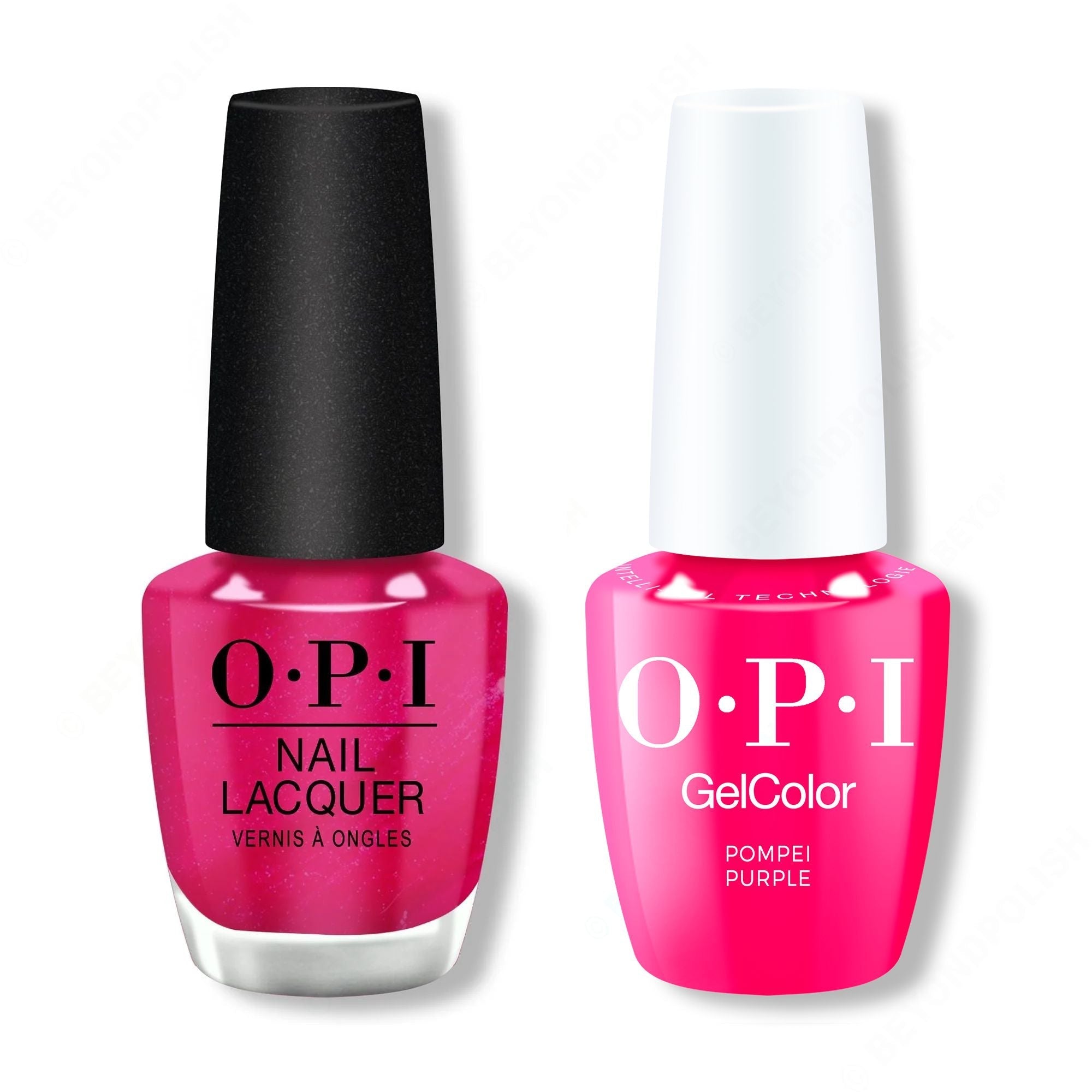 OPI - Intelli-Gel & Lacquer Combo - Pompeii Purple - Long Lasting Formula