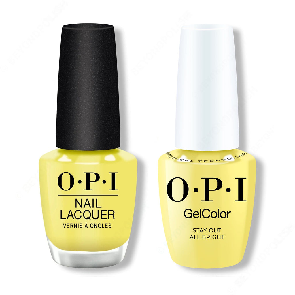 OPI - Intelli-Gel & Lacquer Combo - Stay Out All Bright - Long Lasting Formula