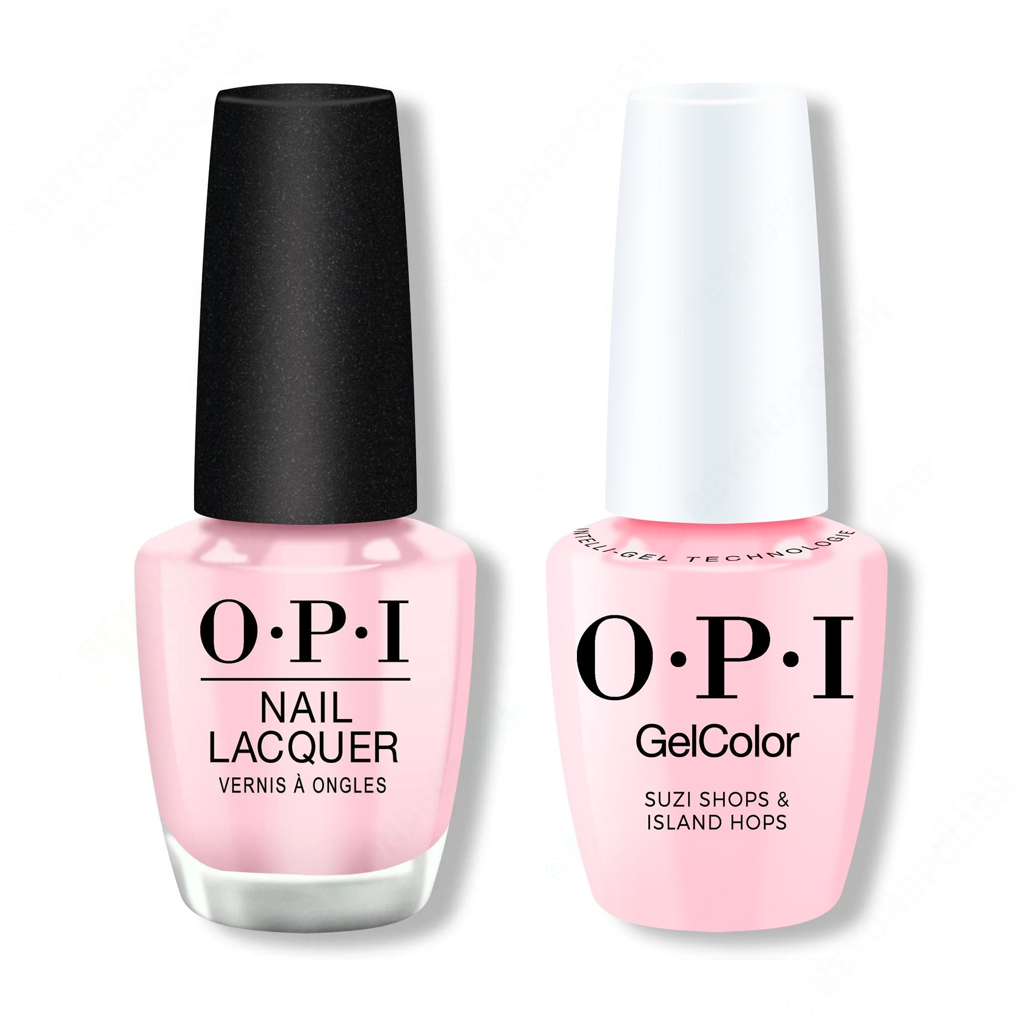 OPI - Intelli-Gel & Lacquer Combo - Suzi Shops & Island Hops - Long Lasting Formula